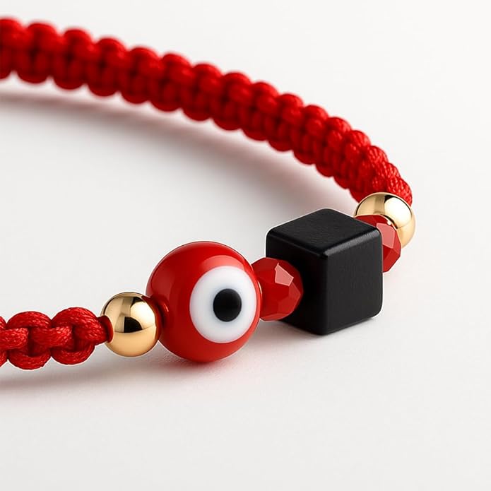 Red String Bracelet for Protection, Azabache Evil Eye Bracelet for Women & Men