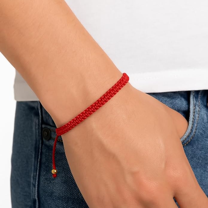 Rosey Kabbalah Red String Bracelet for Protection
