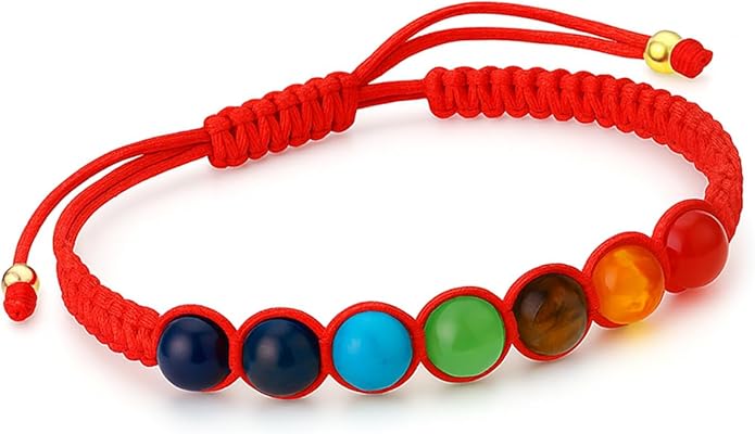 Rosey Evil Eye Chakra Bracelets for Women